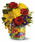 Teleflora's Birthday Ribbon Bouquet Teleflora's Birthday Ribbon Bouquet